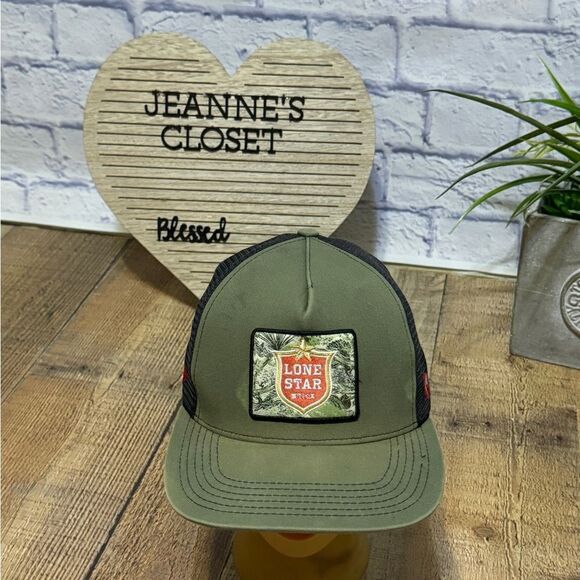 Hooey Lone Star Beer Trucker SnapBack Mesh Mens Hat Bundle - Picture 4 of 14